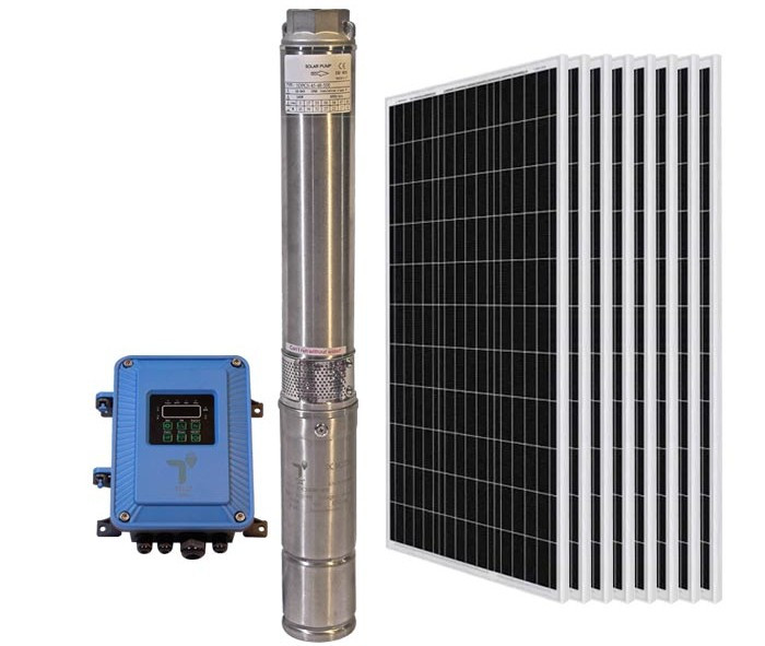 پمپ آب خورشیدی 100 متری 2 اینچ